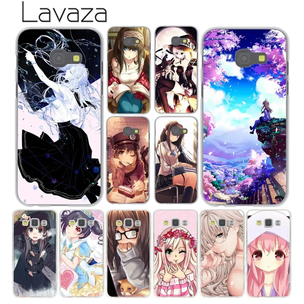 Чехол для телефона Lavaza Sexy the anime kawaii Girl Cat Samsung Galaxy Note 10 9 8 A9 A8 A7 A6 Plus 2018 A3 A5 2015 2016 2017