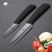 kitchen ceramic knives 3 paring 5 slicing ceramic knife black blade kitchen knives cooking tools
