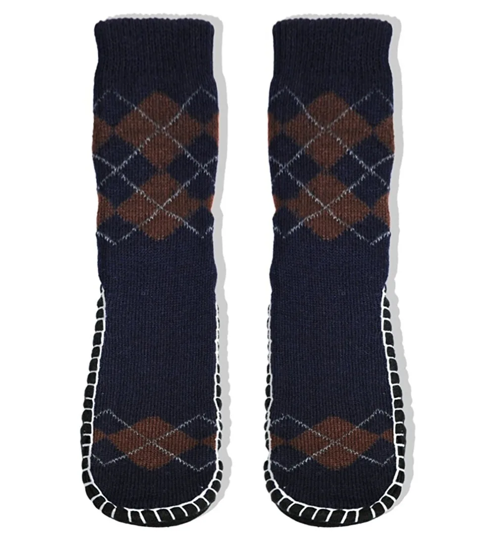 Men Knitted Home Slipper Socks with NON Slip Bottom Man Indoor Floor Household Warm Soft Shoes | Обувь