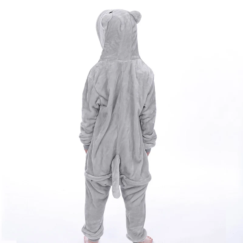 Пижама Тоторо с животными EOICIOI Фланелевая для мальчиков и девочек на осень зиму