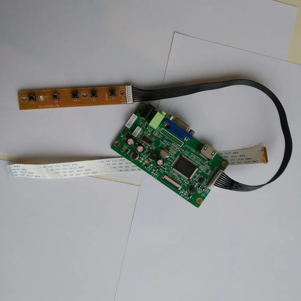 Плата драйвера контроллера VGA EDP светодиодный ЖК Дисплей HDMI для 30pin LP156WF4 SPH1/SPH2 SPH3
