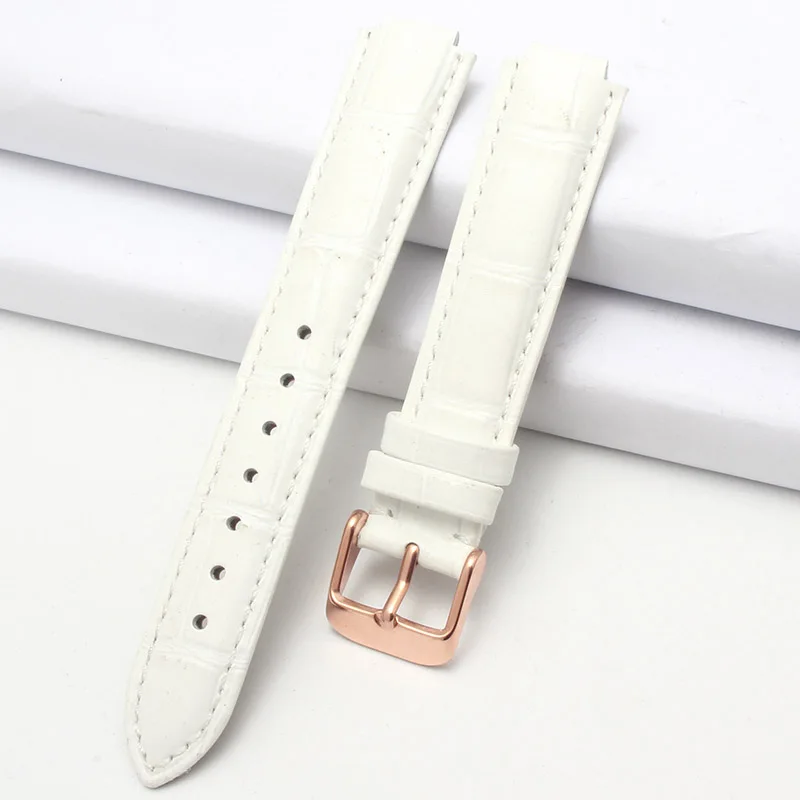 2 Bullet кожаный ремешок для часов из телячьей кожи для Casio Sheen-3034 Дамский цветной браслет 16X10 мм Черный Коричневый Белый Красный - Цвет ремешка: 2