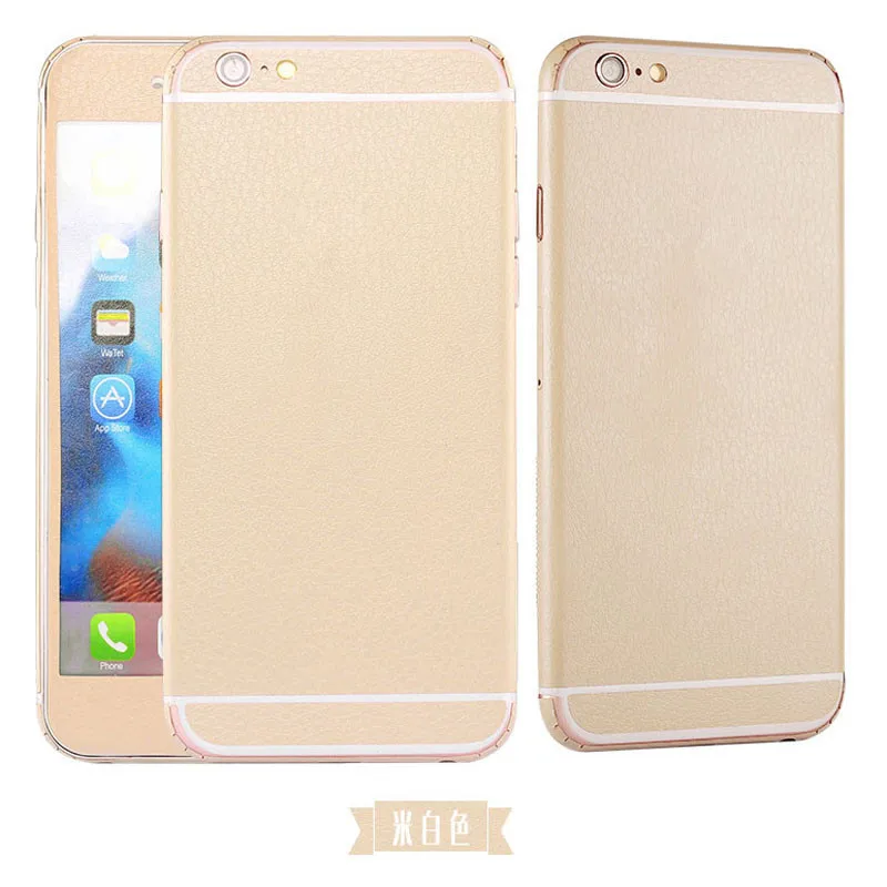Full body leather Skins Protective Film Back Wrap Skin Cellphone Body Sticker For iphone 5 se 6 6s/ 6plus |
