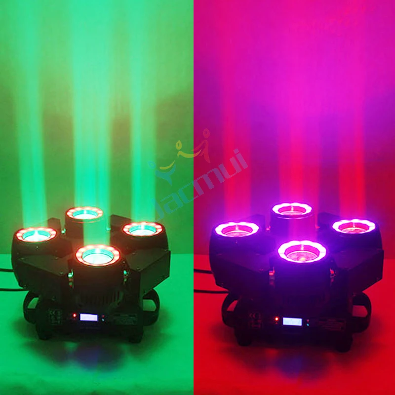 

2Pcs/Lot 4*60w RGBW 4in1 Led 4 Heads Beam Moving Head Light For Stage Lighting