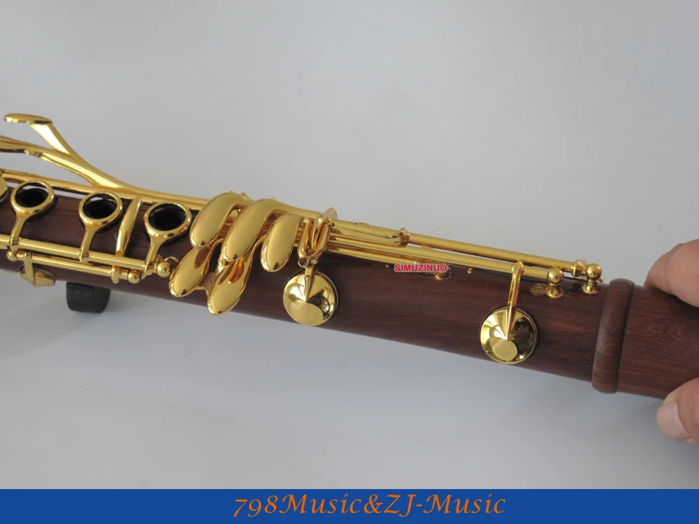 Новинка взрослая диагональ 19 дюймов кларнет Bb с мундштуком позолоченные Ключи|bb