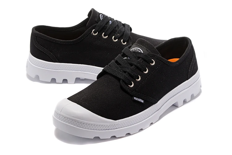PALLADIUM Pampa/оксфорды Цвет черный белый мужская повседневная обувь на плоской