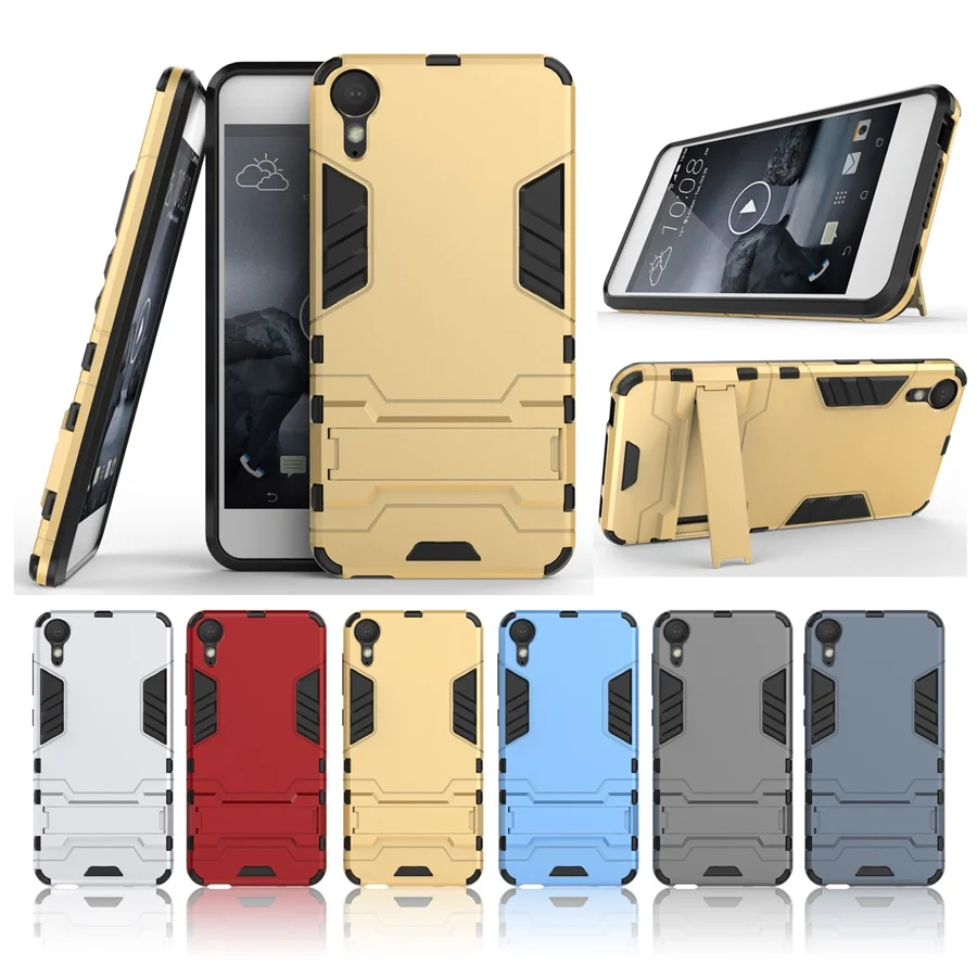 Armor Back Cover for HTC Desire 10 lifestyle Case 2 in 1 Style PC+TPU Fundas Kickstand Coque | Мобильные телефоны и