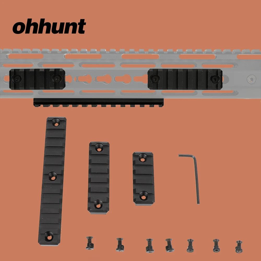 Набор ohhunt из 3 предметов 13 слотов 7 5 Пикатинни 1913 рельсовая секция Keymod рельсовое
