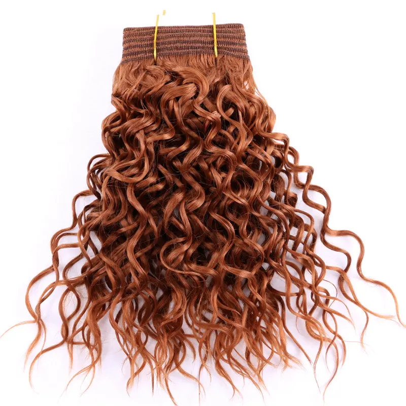 FSRHAIR 8-20 дюймов P1/30 P4/30 пучки волос влажная волна высокотемпературное СИНТЕТИЧЕСКОЕ Наращивание волос 100 г пучок волос - Цвет: #30