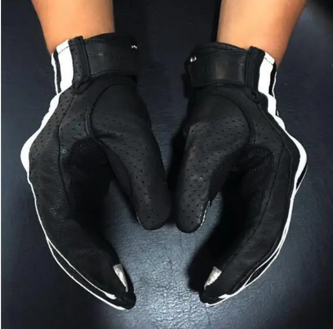 Новые винтажные мотоциклетные перчатки с кожаной защитой летние дышащие