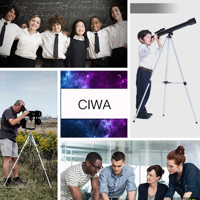 Оптический рефракторный телескоп CIWA монокулярный астрономический портативный