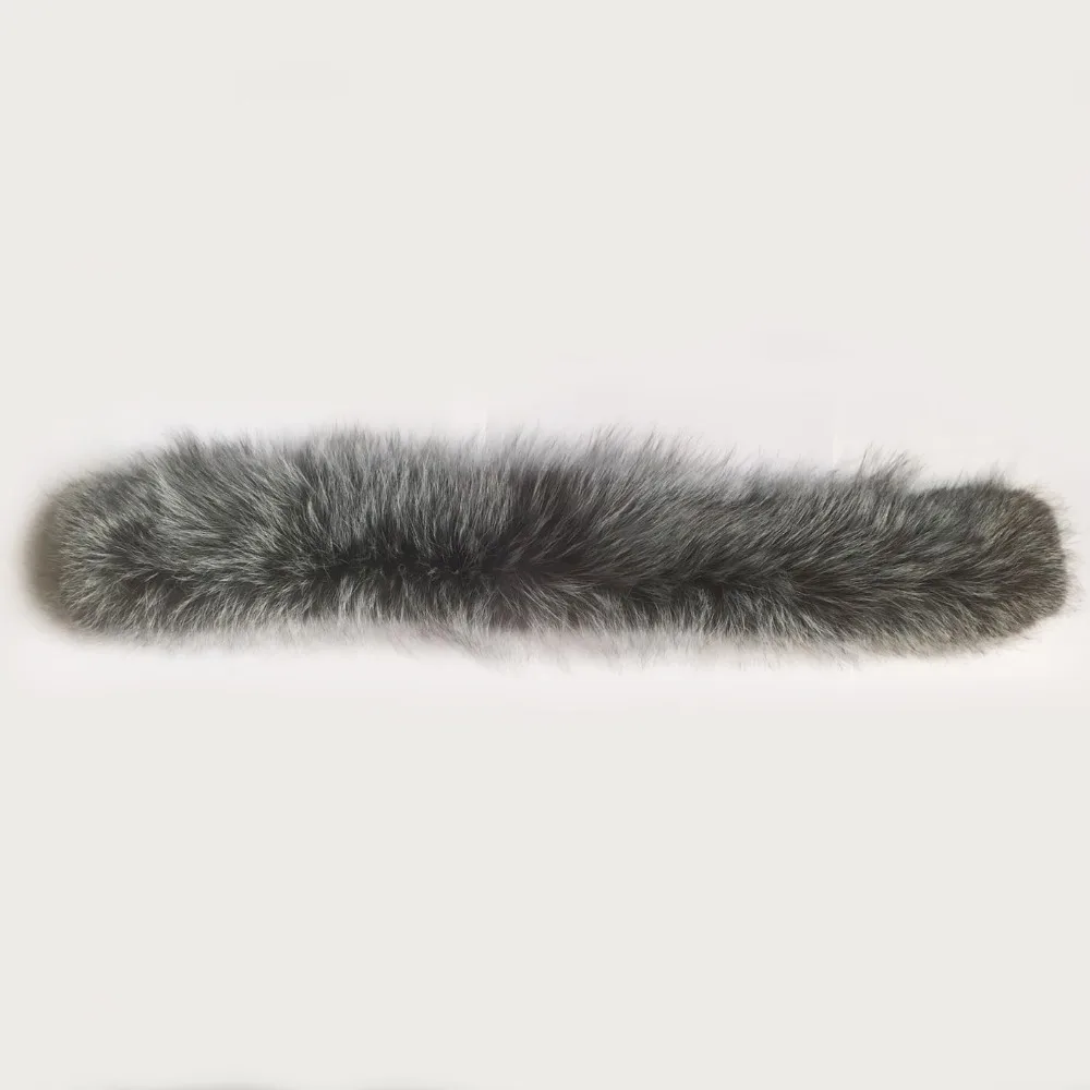 Linhaoshengyue 70 длинный прямой воротник из серебристого лисьего меха|fox lamp|fur fox coatfur trim