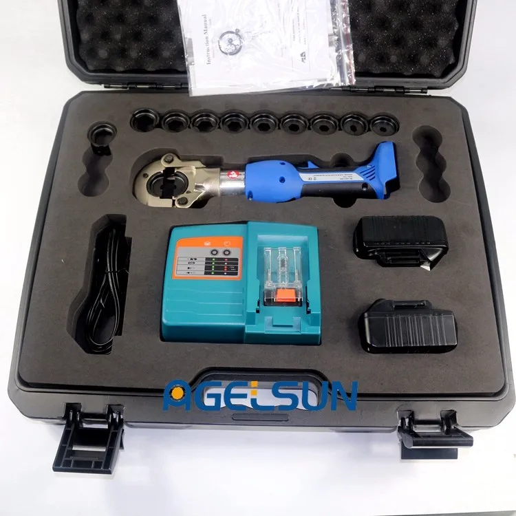 IGeelee EZ-300B обжимные инструменты на батарейках для pressing16-300mm2, Электрический обжимной инструмент, Электрический компрессионный инструмент