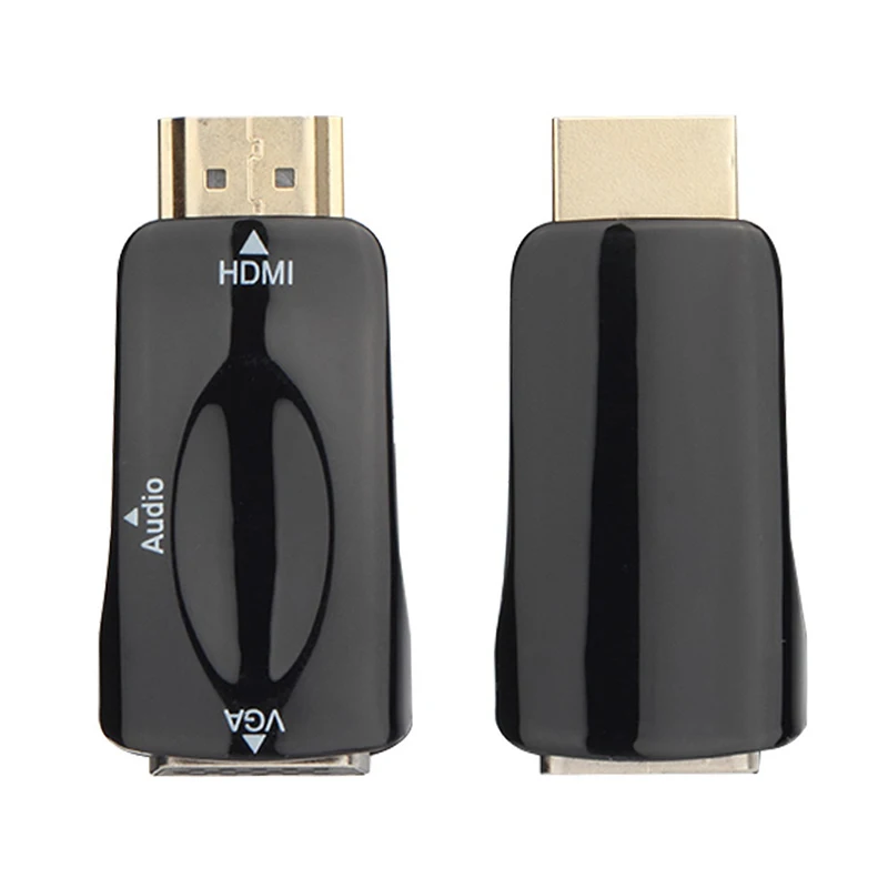 Ergincy адаптер hdmi-vga конвертер кабель с аудиокабелем Мужской к женскому HDMI адаптер HD 3D 1080 P для HDTV портативных ПК PS3 PS4