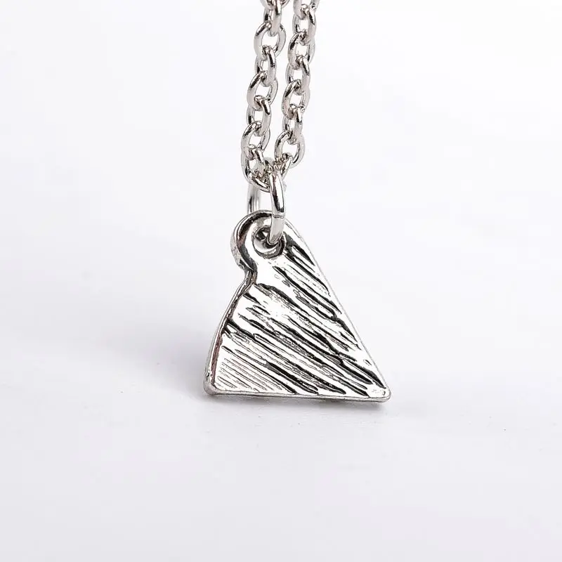 Лидер продаж модное серебряное ожерелье с кулоном в виде пиццы еды сестры лучшие