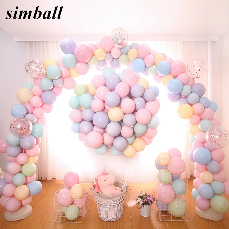 

10pcs/lot 10inch 2.3g Latex Balloons Macaron Color Wedding Decoration Baloons Baby Birthday Party Valentine's Day Party Balloons