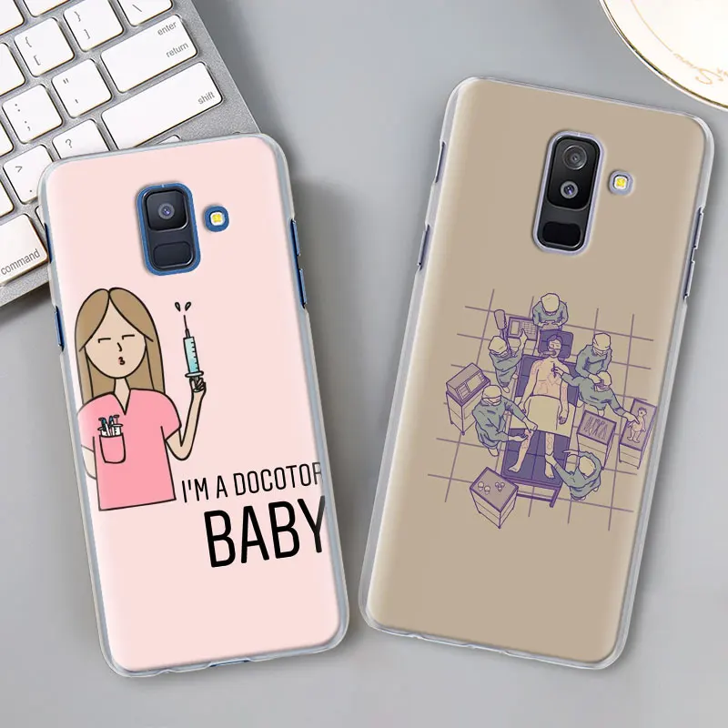 Медсестра медицина чехол КРЫШКА ДЛЯ samsung Galaxy A30 A40 A50 A70 A6 A8 плюс A7 A9 M30 чехол для телефона Coque