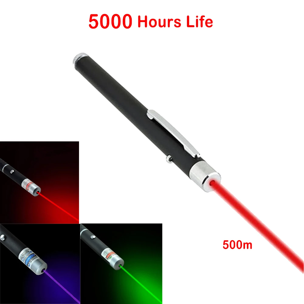 3 шт. светящиеся игрушки лазерная ручка луч света 5 мВт 500 м Диапазон забавная