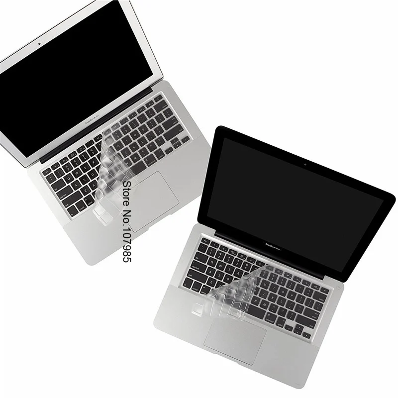ТПУ защитный чехол для клавиатуры Apple macbook Air Pro с retina 11 12 13 15 17 Сенсорная панель 13,3 15,4