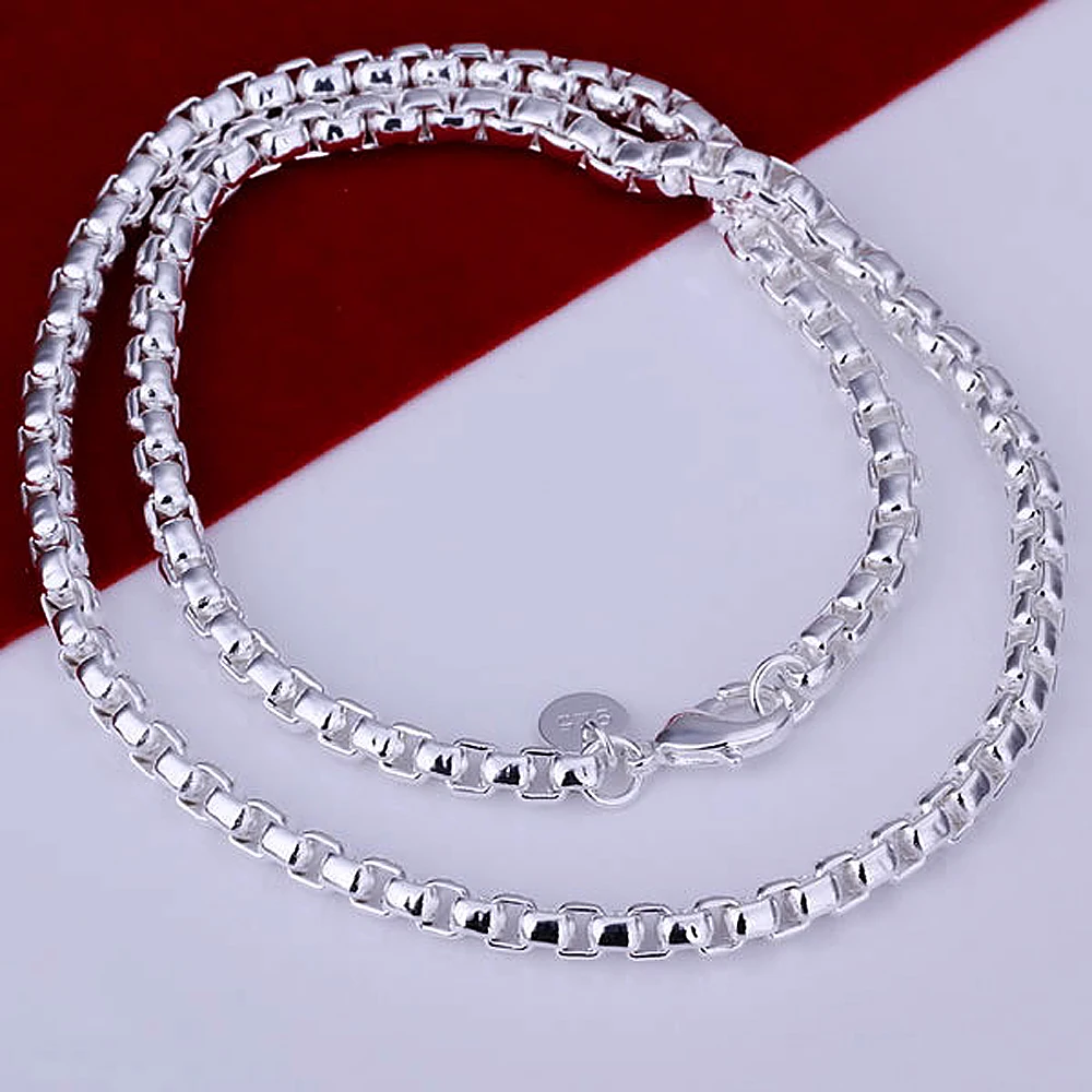 Мужское ожерелье из серебра 925 пробы 5 шт.|necklace factory|necklace free shippingjewelry factory |