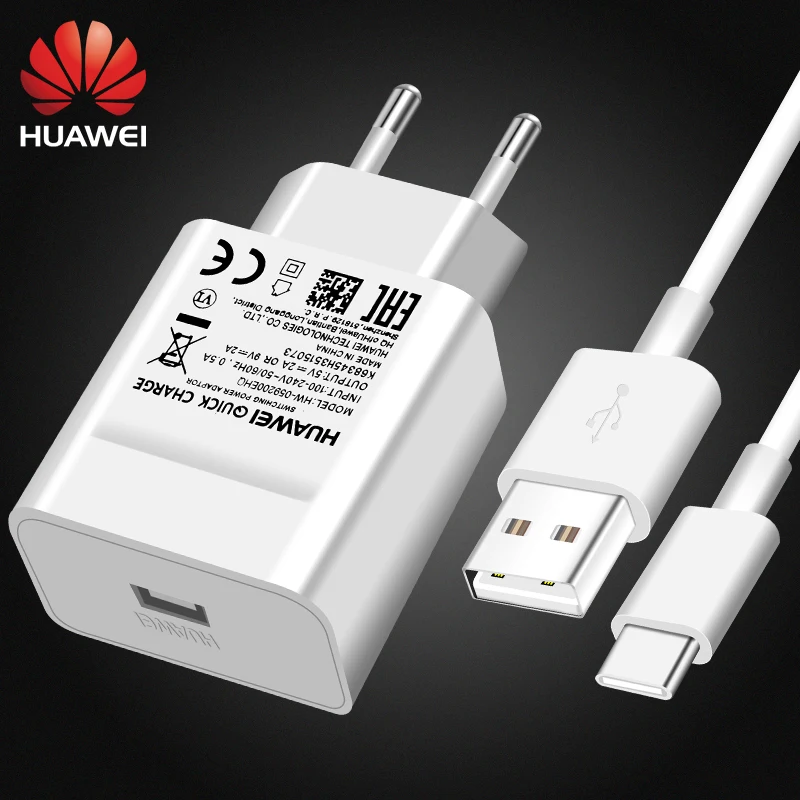 Зарядный кабель USB Type C Huawei P10 Plus быстрая зарядка 9 в 2 А P9 nova2 honor v9 8 note8 v8 Play|Зарядные