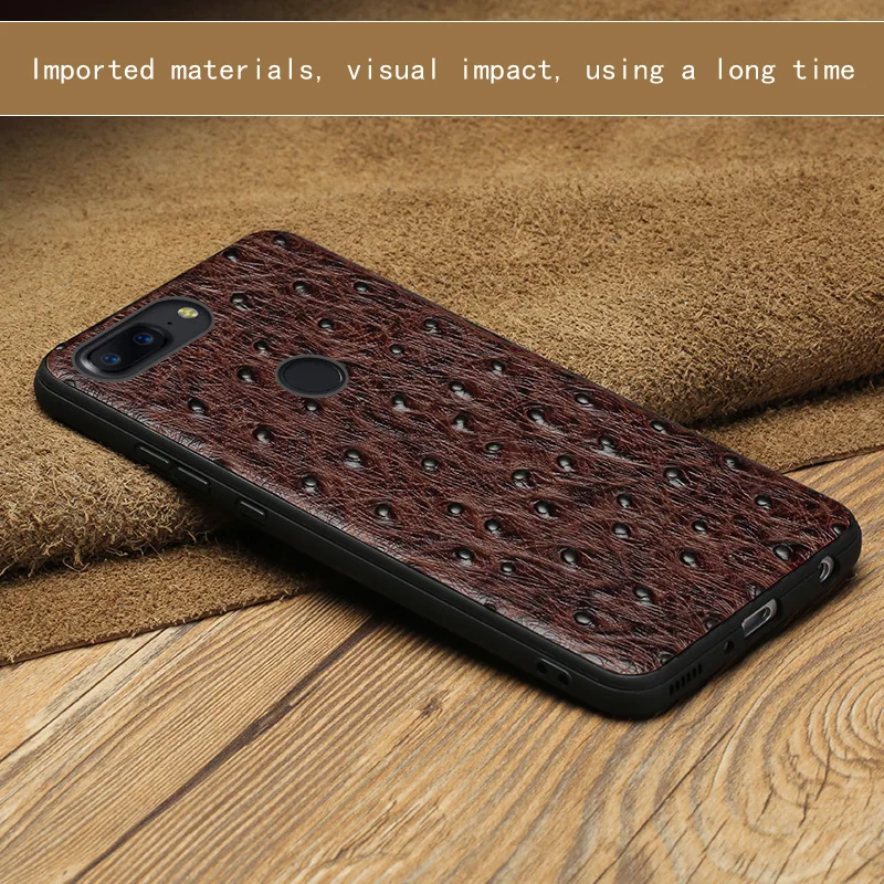Wangcangli ostrich pattern чехол для мобильного телефона Oneplus 5 т T Чехол все включено мягкий 6 |