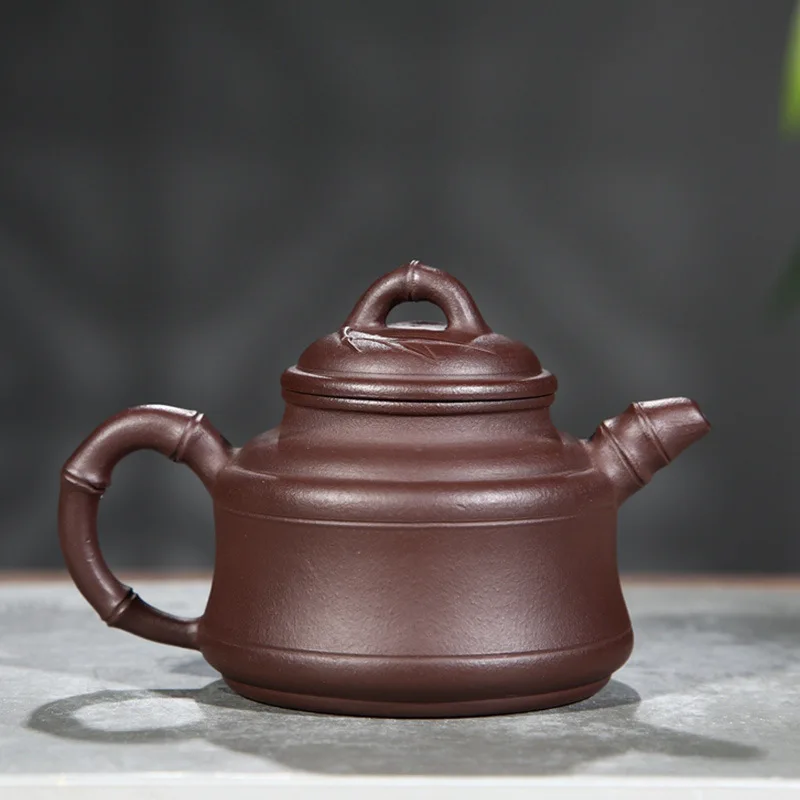 Purple Sand Pot Yixing Yunhai Piece Bamboo Leaf Ding Ore Mud Quality Hand-made Teaware | Дом и сад