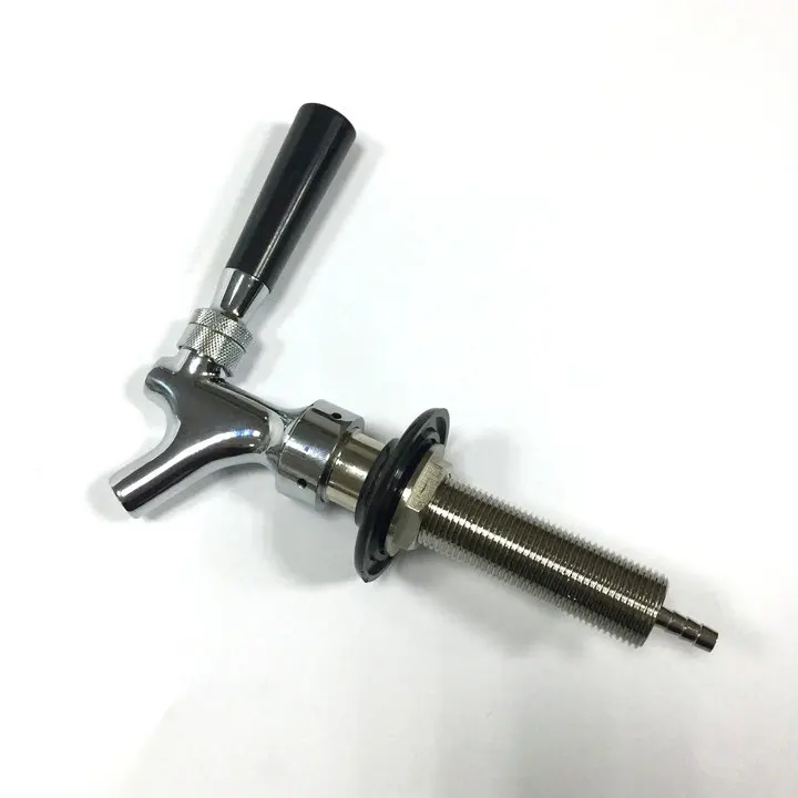 Кран для пива кран в американском стиле с длинным хвостовиком 127 мм медный