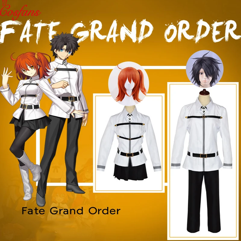 Женский костюм для косплея FGO Gudako Хэллоуина Карнавальная форма и парик на