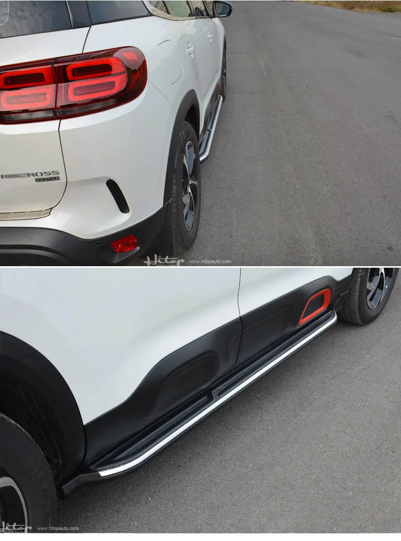 Новое поступление nerf бар Беговая доска боковой шаг бар для Citroen C5 AIRCROSS, педаль из алюминиевого сплава, отличное качество, популярный стиль