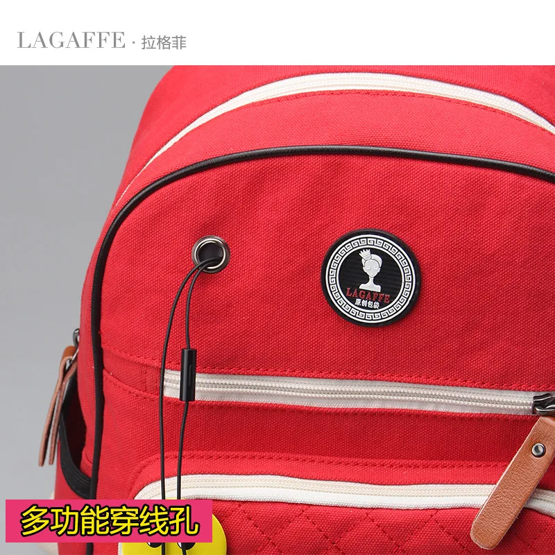 Pure cotton canvas bag mummy out pack simple fashion ladies Backpack | Багаж и сумки