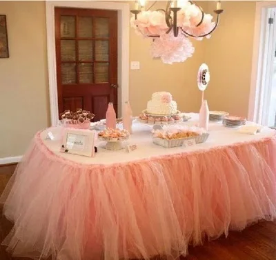 

bedside table decoration cover Romantic sweet tablecloth cotton lace yarn princess table skirt wedding decor customization
