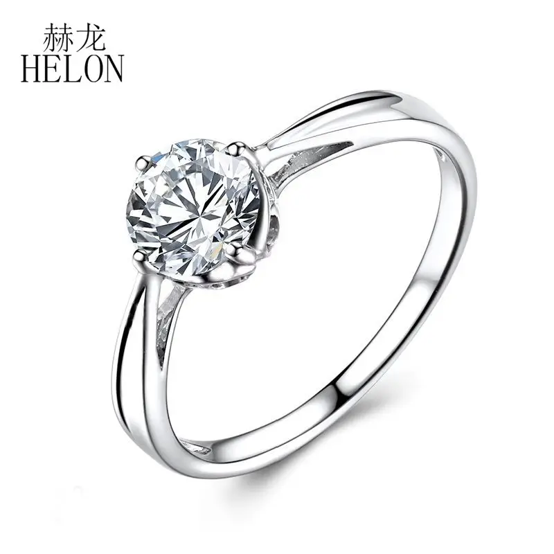 HELON сплошной 14k желтого золота полу крепление Halo Установка с бриллиантом изысканные кулон овальным вырезом 10x12 мм