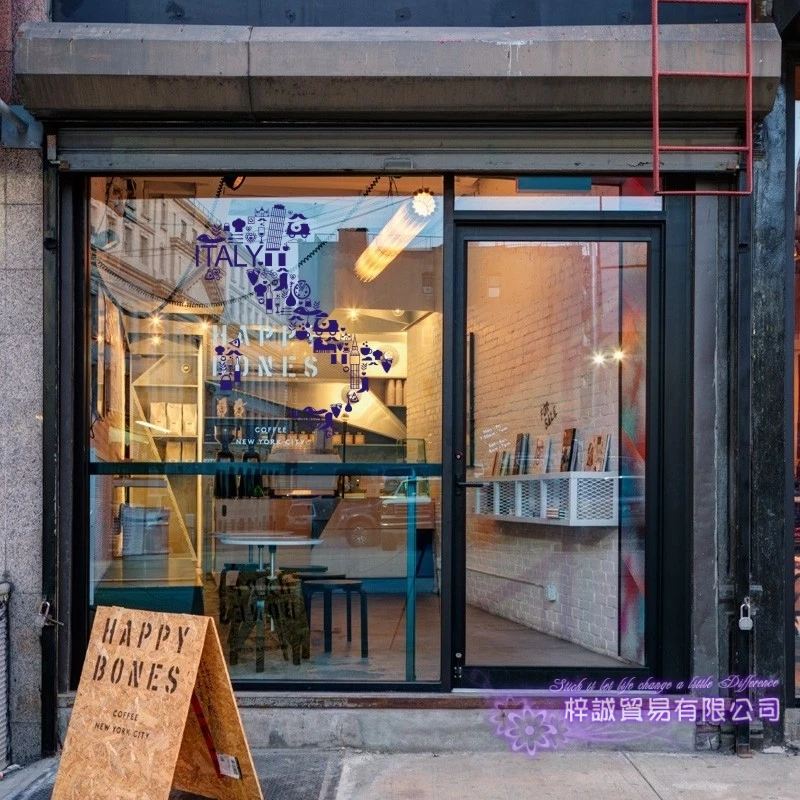 Itly карта Наклейка на стену постер виниловые художественные наклейки стены Pegatina