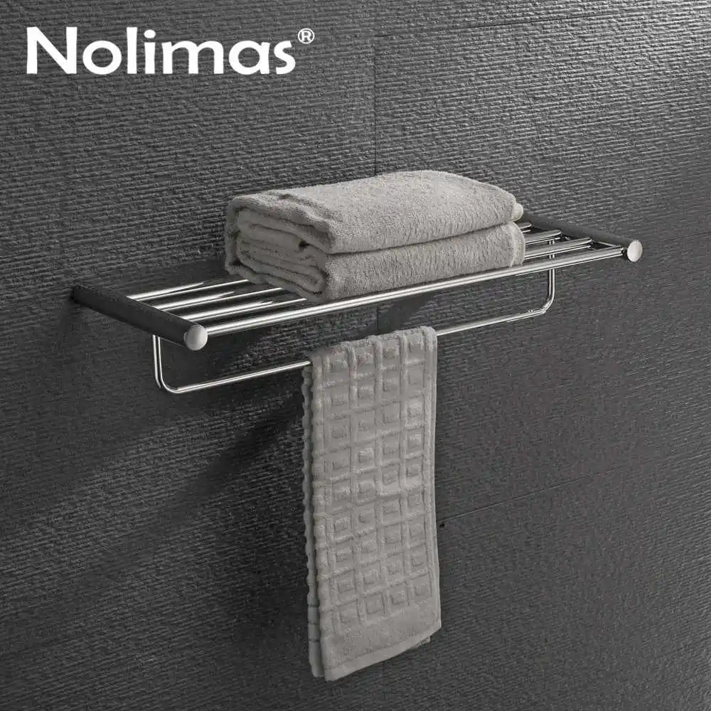 Towel Shelf SUS 304, нержавеющая сталь, зеркальная полировка, набор аксессуаров для ванной комнаты, держатель для туалетной бумаги, вешалка для полотенец и крючок для халата, одежда - Цвет: Towel Shelf