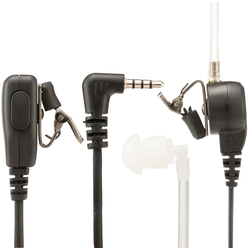 ABBREE PTT Mic Air Акустическая трубка наушники вкладыши Walkie Talkie гарнитура для Xiaomi Mijia