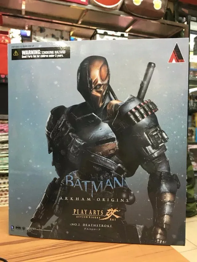Play Arts 27 см DC персонаж Deathstroke ПВХ фигурка модель игрушки