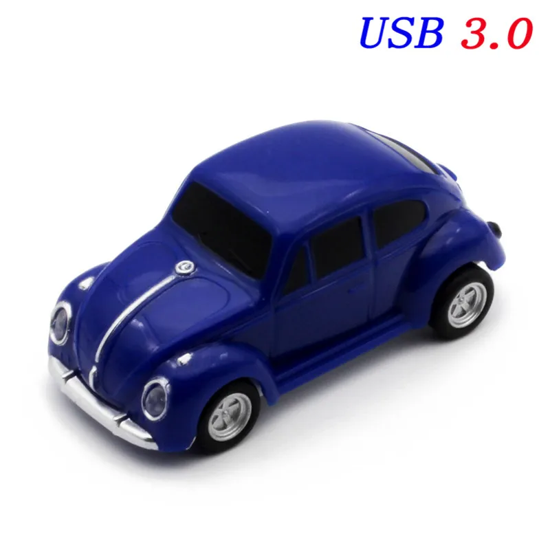 Корабль Symulacja samochodu 64 ГБ, USB, мини Kreatywny Cooper Samochody Modelu usb 3,0 флэш-карта памяти, Флеш накопитель 16 ГБ 32 ГБ 64 ГБ - Цвет: BEETLE (blue)