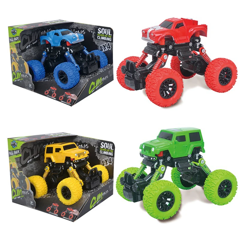 

Hand-Eye Coordination Toy Gift for Children's Mini Four-Drive Inertial SUV Shock Absorption Cross-Country Climbing Vehicle Model