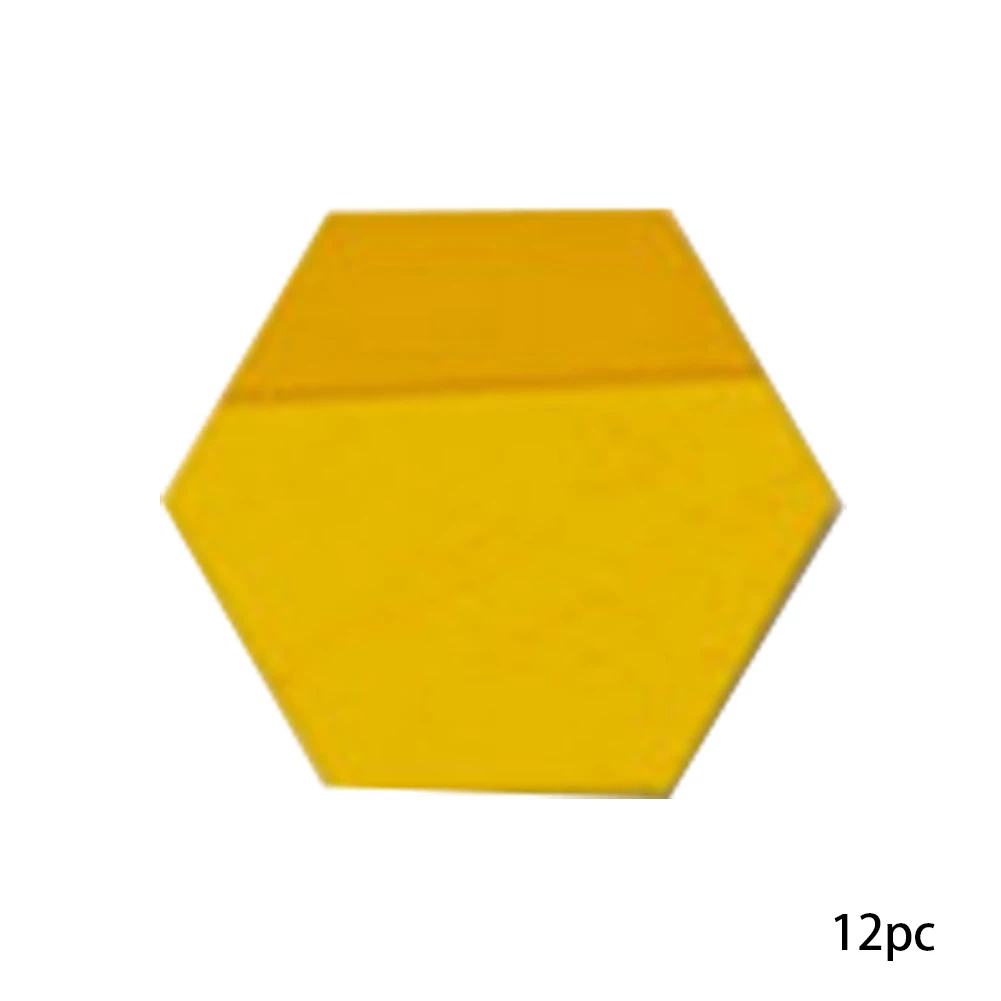 12 ПК акрил зеркала настенные наклейки 3D DIY домашняя переводная картинка
