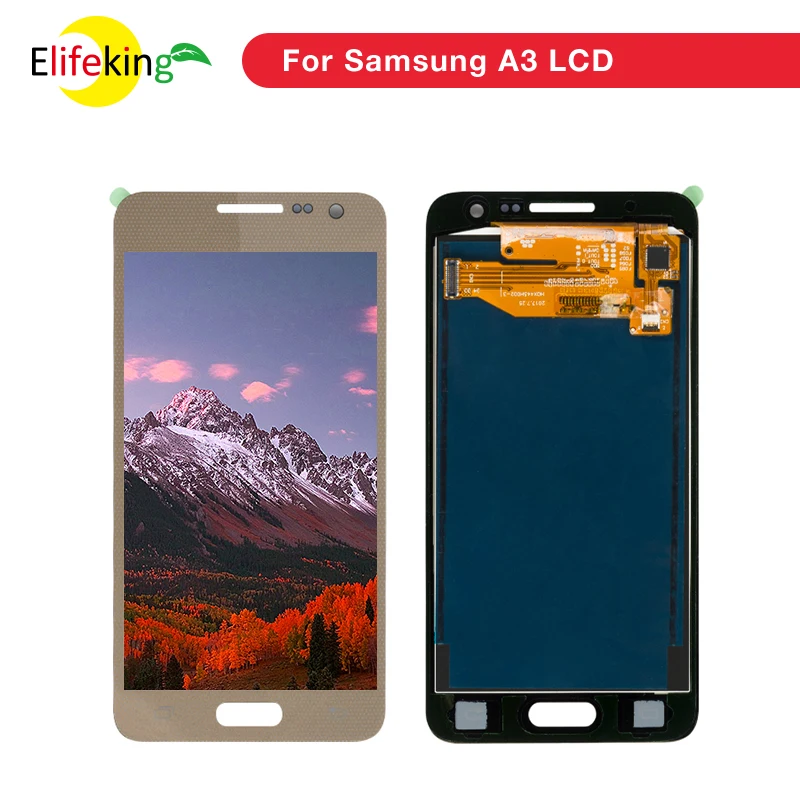 

5PCS/Lot For Samsung galaxy A3 2015 A300 LCD 100% Tested Replacement LCD Display Touch Screen Digitizer Screen Brightness Adjust