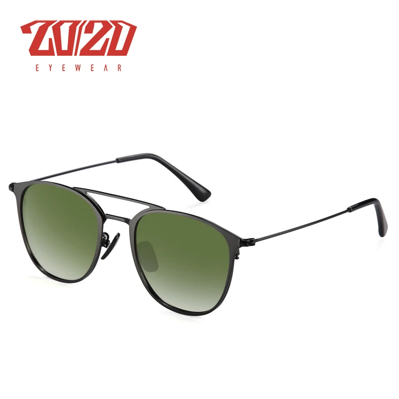 C03MatteP-Green 20/20 Марка Дизайн Поляризованные Солнцезащитные Очки Мужчины Женщины Металлический Каркас Мужской Солнцезащитные Очки Унисекс Очки Gafas De Sol Oculos 17083 - Цвет линз: C03MatteP-Green