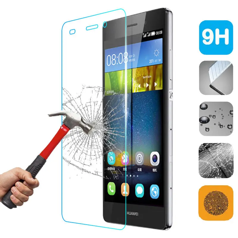 0 26 мм 2.5D 9H закаленное стекло для Huawei p10 p7 p8 P9 lite 2017 honor 9 8 mate7 Защитные пленки экрана