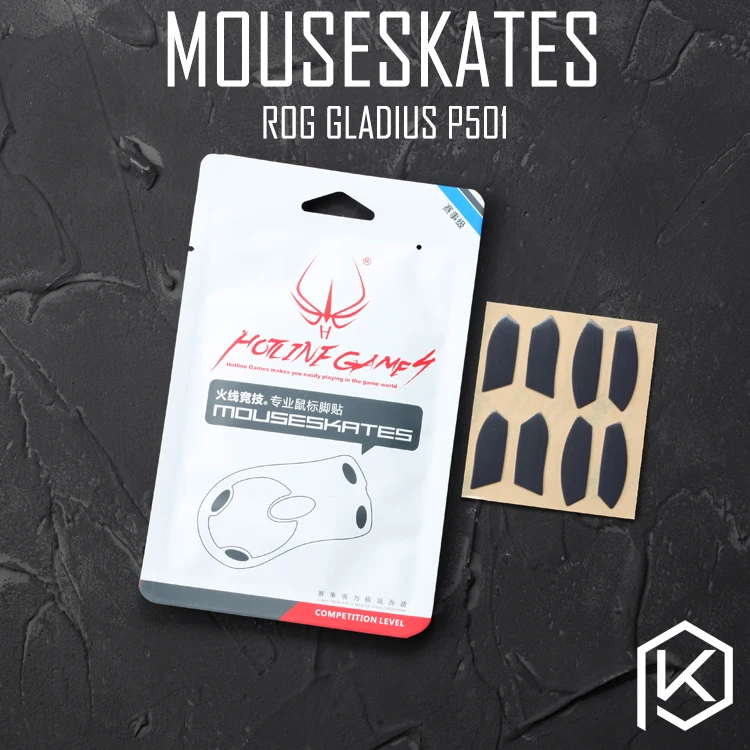 Онлайн игры 2 компл./упак. уровень конкуренции мышь подошва коврик gildes для asus rog gladius p501 0,6 мм толщина тефлоновое покрытие