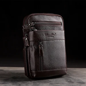 Поясная Сумка из натуральной кожи, мужская сумка-мессенджер, повседневная сумка-мессенджер, сумка для телефона, мужская сумка через плечо, дорожная поясная сумка