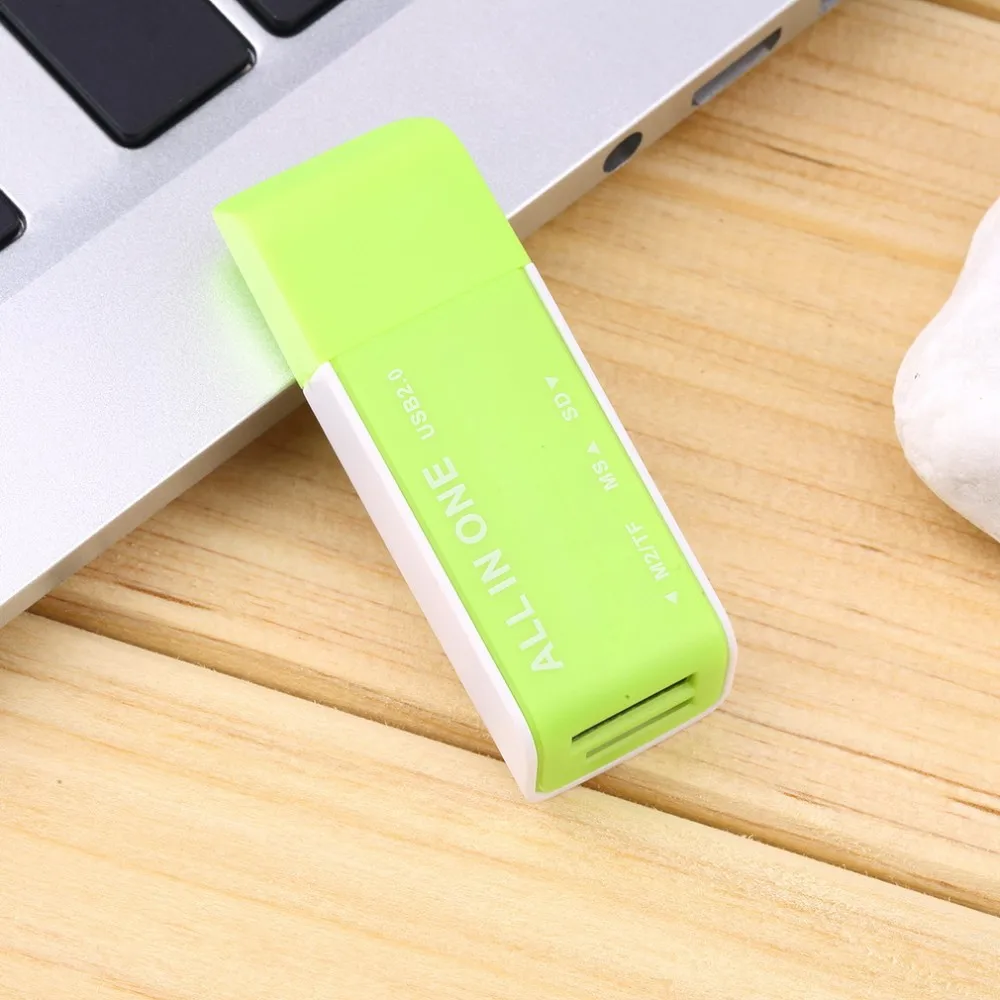Все в 1 USB 2,0 мульти карта памяти ридер адаптер разъем для SD TF M2 MS