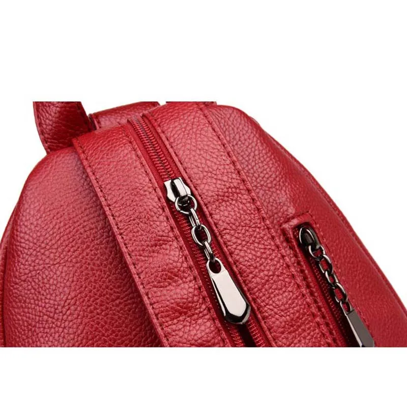 Кожаный рюкзак женский рюкзак школьный рюкзак Винтаж Путешествия Bagpack Sac Dos сумки на плечо для девочек Марка