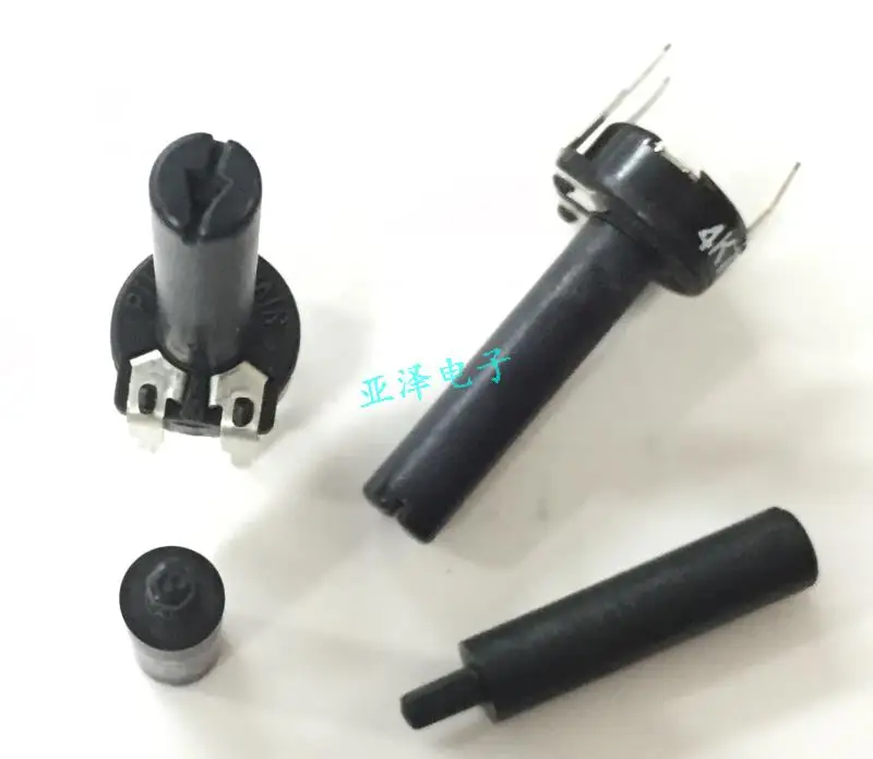 

5PCS/LOT PT10 Spain trimmer potentiometer, rotary handle, 20MM adjusting lever, 6 corners, inner hole adjustable resistance hand