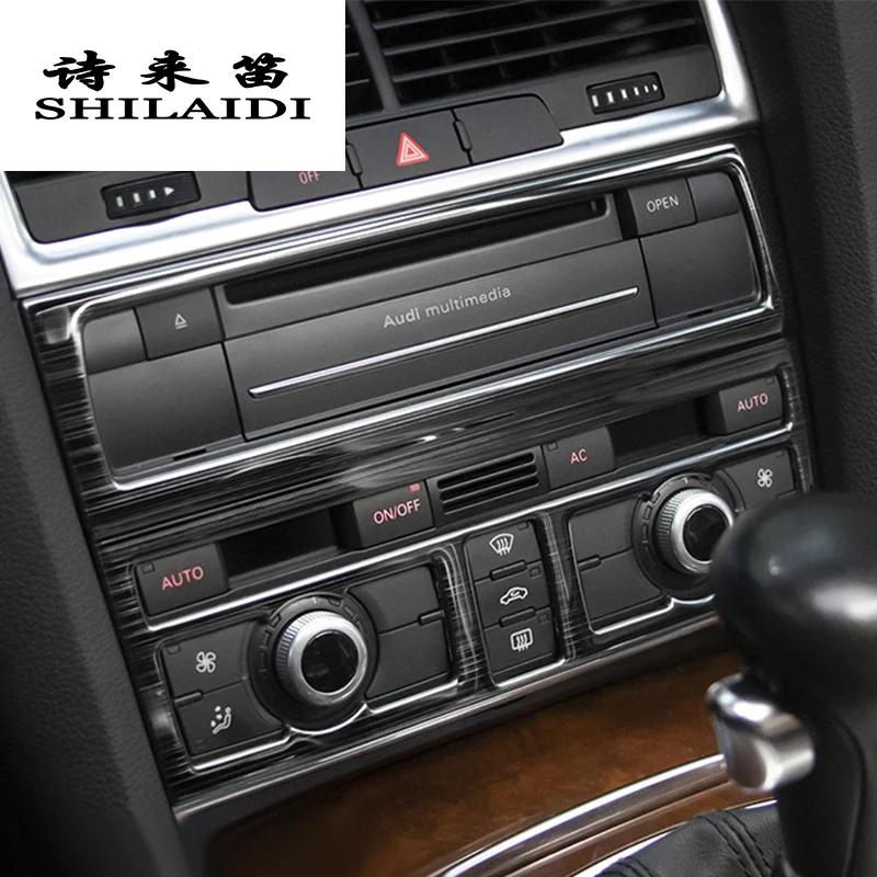 Тюнинг автомобиля полоса кондиционера CD панель декоративная крышка Sitckers отделка