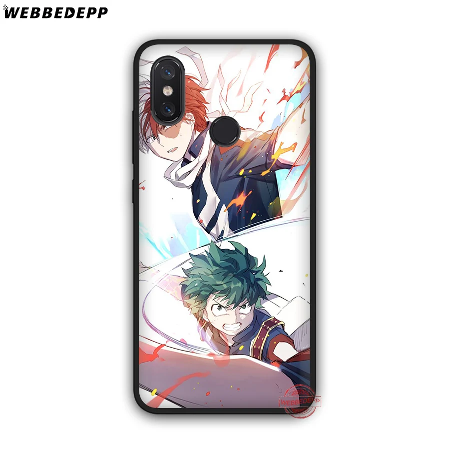 WEBBEDEPP Boku No Hero Academia Soft Silicone Case for Xiaomi Mi 6 8 9 SE MAX 3 A1 A2 Lite F1 Cover | Мобильные телефоны и